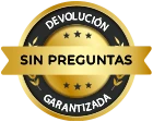 Sello de devolución garantizada sin preguntas
